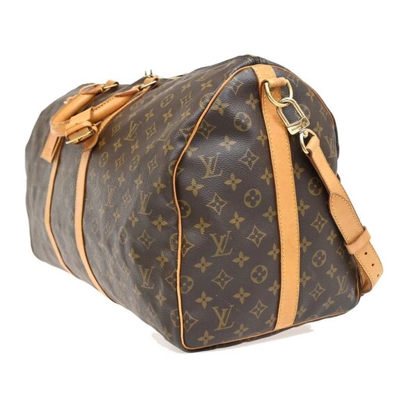 LOUIS VUITTON Keepall Bandouliere 55 2Way Hand Bag Monogram BN - Picture 2 of 14